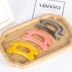 Скребок Гуаша из смолы для массажа, лимфодренажа и коррекции фигуры, массажер для лица с пчелиным воском, доска Гуаша для тела - Product Image 2