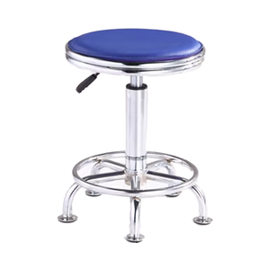 Tabouret de laboratoire en métal, pivotant, siège rond, design moderne pour hôpitaux et écoles, faible MOQ - Product Image 1