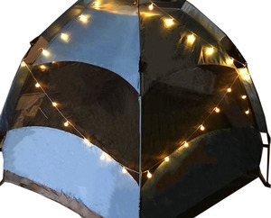 Tente de camping dôme pliable automatique imperméable double couche en tissu 190T avec revêtement argenté pour trois saisons, 1-2 personnes - Offre Spéciale - Product Image 6