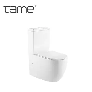 TAME TM6083 водяной знак CE белый керамический водяной шкаф комод P Ловушка струйный промывка ванной комнаты из двух частей Туалет