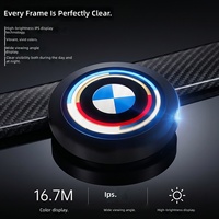 Emblème de voiture électronique dynamique LED BMW avec écran rond, installation facile pour mise à niveau et modernisation