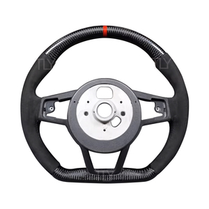   Volante de Fibra de Carbono para Modelos <span class=keywords><strong>Audi</strong></span> R8, Q5 <span class=keywords><strong>2019</strong></span>, RS6 C7, A5 2013, <span class=keywords><strong>A3</strong></span> 8Y 8V, A6 2017, TT 8N 2016 2015, S5 - Product Image 4