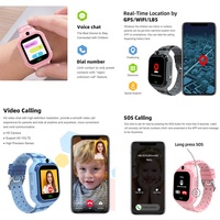 Nuevo Reloj Inteligente para Niños LT37 4G con Llamada SOS, Ubicación GPS, Videollamada, Correa de Silicona Hipoalergénica