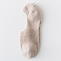 Chaussettes d'été unisexes anti-glissement sans couture en tissu de chanvre bambou ultra basses pour hommes et enfants, pour mocassins et talons