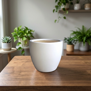 Nordic Contemporary <b>Square</b> Matte Ceramic Floor Boughpot Customized Color Home Decor Garden Flower <b>Pot</b> for Orchid and Green Plant - Product Image 4