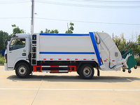 Camion à ordures compacté diesel manuel Dongfeng 6X2 compacteur Jac de haute qualité 3 tonnes compresseur de déchets prix de la voiture à ordures