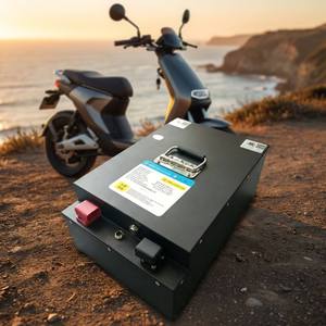 Batterie rechargeable LiFePO4 semi-solide QR Energy 64V 46.5Ah avec BMS intelligent pour véhicules électriques et scooters - Conception portable - Product Image 1