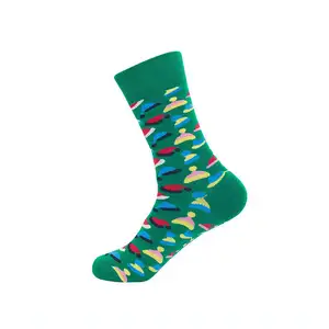 Kaus kaki pria – chaussettes en laine mérinos à volants, nouvelle mode, antiglisse, futbol