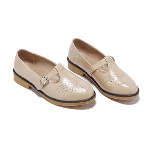 Yeni moda çocuklar klasik T Bar Mary Jane ayakkabı toptan sert taban kaliteli deri prenses Mary Jane ayakkabı kızlar için - Product Image 5