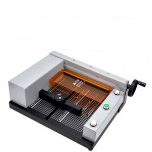 Machine à découper le papier électrique semi-automatique ST-300M de bureau, 330 mm, 12 pouces, format A4, 400 feuilles - Product Image 3