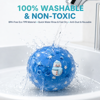 Jouet Squishy de Noël en Gel Transparent avec Paillettes, Bonhomme de Neige, Pain d'Épices – Cadeau pour Enfants et Adultes, Nouveauté Festive pour Vitrine de Magasin