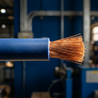 Cable Eléctrico BVR de Alta Flexibilidad, Multifilar, 450/750V, 2.5mm, 4mm, 6mm, Cobre con Aislamiento de PVC para Construcción