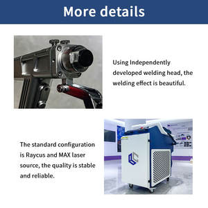 เครื่องเชื่อมไฟเบอร์เลเซอร์แบบมือถือ <span class=keywords><strong>3</strong></span>-in-1 คุณภาพสูง ใหม่ สำหรับงานโลหะ ไม้ หิน และสแตนเลส - Product Image 6