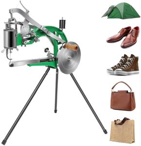Dual Cotton Nylon <b>Leather</b> Cobbler <b>Sewing</b> <b>Machine</b> Black Shoe Repair Mending <b>Machine</b> Hand Crank Manual New Condition Dual Motor - Product Image 1