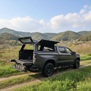 Cubierta Rígida de Aleación de Aluminio para Camioneta <span class=keywords><strong>Chevrolet</strong></span> Sierra 2500 6.8FT 2019+ |   Cerradura Impermeable de Instalación sin Taladro con Bloqueo a Presión - Product Image 4