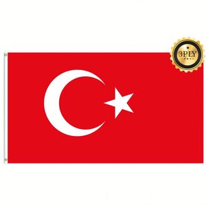 Drapeaux de <span class=keywords><strong>Turquie</strong></span> en gros 3x5 pieds 68D/100D Polyester Personnaliser Toutes les nations Expédition rapide Fournisseur fiable Livraison rapide - Product Image 2