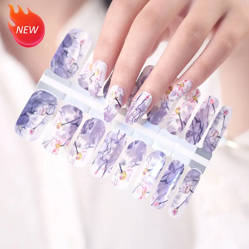 Jamberry hot sale wholesale beautiful solid color nail wrap non-toxic nail sticker, nail decoration