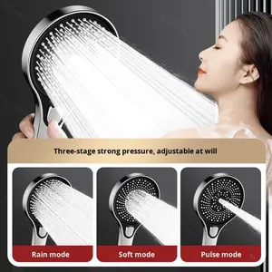 ชุดฝักบัวและเครื่องทำน้ำอุ่นแบบแรงดันสูงพิเศษสำหรับห้องน้ำ พร้อมอุปกรณ์เสริมและบริการสกรีนโลโก้ตามสั่ง ขายส่ง - Product Image 3