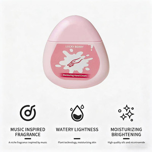 Crème pour les mains OEM Mini 10 ml hydratante non grasse, lotion pour les mains portable pour peaux sèches et rugueuses, format voyage avec étiquette en anglais complète - Product Image 2