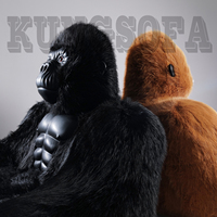 Canapé-lit moderne gonflable canapé gorille géant chaise Singe King Kong mobilier de salon pour adultes