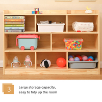 Armarios de Almacenamiento Plegables Montessori para Guardería, con Ruedas, Ecológicos, Duraderos y Modernos, para Dormitorio y Baño