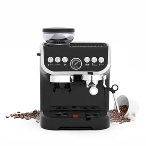 Ticari çok fonksiyonlu çay ve kahve makinesi fasulye fincan 3 In 1 ile Espresso kahve makinesi süt vapur