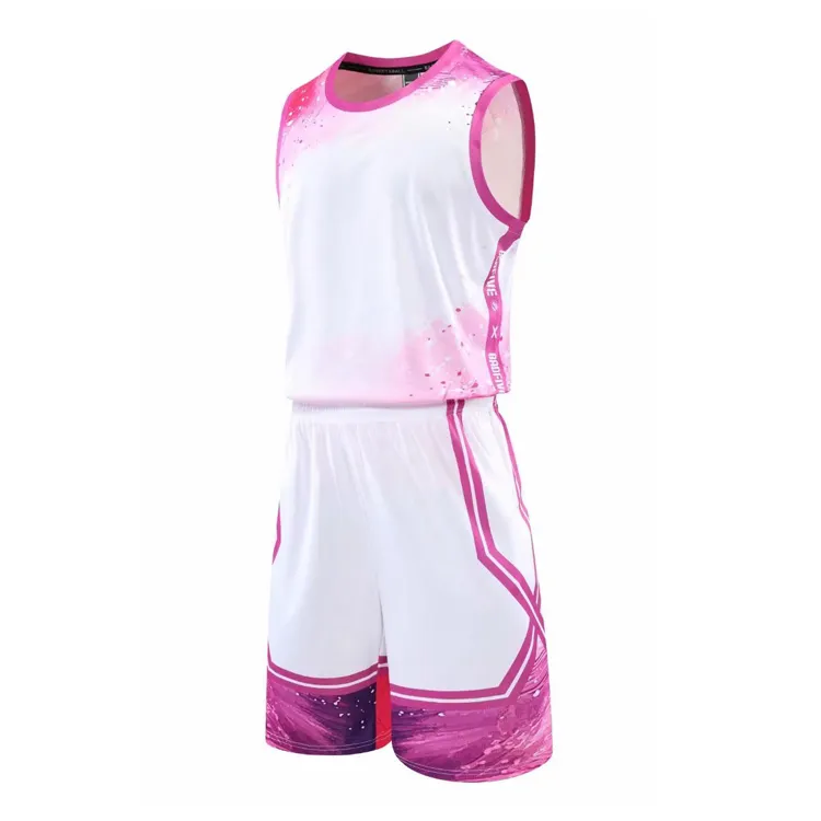 Großhandel Custom Basketball Bekleidung Neueste Basketball Trikot und Shorts Design Sublimation Basketball Uniform