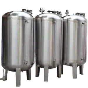 Stainless Steel With Manhole 10000 Liter Beer Storage Equipment Water Juice Chemical Oil Jacketed Storage Tanks