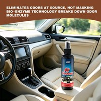 Kit de Nettoyage Auto Intérieur Bio-Enzyme avec Protecteur, Désodorisant en Spray et Serviette – Éliminateur d'Odeurs pour Nettoyage en Profondeur du Tableau de Bord de Voiture