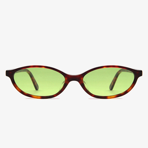 Kacamata hitam Retro Zhang Yuanying, kacamata hitam bingkai kecil uniseks gaya Nerd kelas tinggi asetat TAC UV400 lensa terpolarisasi - Product Image 3