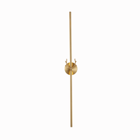 Applique murale moderne minimaliste en forme de bois de cerf, lampe de chevet pour chambre à coucher, applique murale nordique minimaliste de luxe léger pour salon