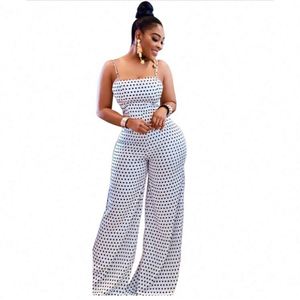 Mono de Pierna Ancha con <span class=keywords><strong>Tirantes</strong></span> y Estampado de Olas para Mujer, Ropa de Primavera y Verano, Estilo Europeo y Americano - Product Image 5