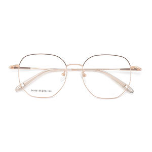 Montures de lunettes en alliage Danyang, rectangulaires, monture complète, 34958, légères, unisexes, verres en résine - Product Image 1