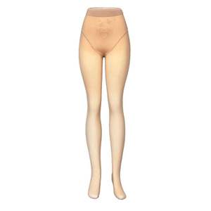 Pantimedias Runqi 20D Ultra Finas Semitransparentes N9204 de Alta Elasticidad para Mujer, Talla Grande, Color Piel Natural - Product Image 1