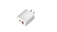 Logo Kustom Mini Dual Port 25W PD3.0 QC3.0 USB-C Pengisi Daya Cepat Elektrik untuk Laptop & Ponsel dengan Perlindungan OTP/OVP