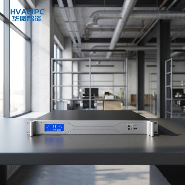 1U Rackmount Embedded Computer | HVAEIPC 4/8/12 Gen Core Temperature Control Display Monitoring Linux/CentOS 128GB RAM 8GB Stock