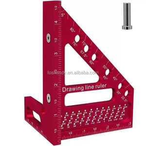 Xách tay 45/90 độ đa góc Đo Cai Trị cho chế biến gỗ vẽ & thiết kế-New cấp công nghiệp 3D miter Cai Trị - Product Image 1