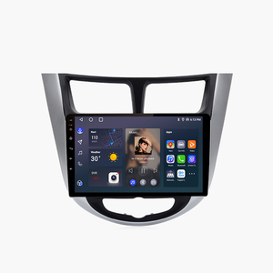 Junsun V1 RU Stock Wireless CarPlay per Hyundai Solaris accento i25 2010-2016 <span class=keywords><strong>Android</strong></span> Auto navigazione GPS Radio multimediale - Product Image 1