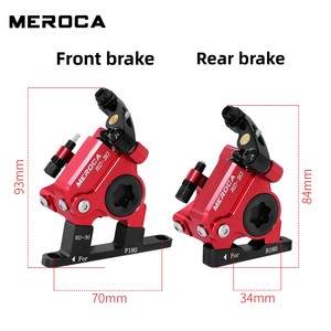 <span class=keywords><strong>Frein</strong></span> à disque pour vélo <span class=keywords><strong>de</strong></span> route MEROCA à <span class=keywords><strong>montage</strong></span> plat, 160 mm, alliage d'aluminium, modèle 6 vitesses RD-30, haute résistance pour <span class=keywords><strong>plaquettes</strong></span> à pression d'huile à traction linéaire - Product Image 4