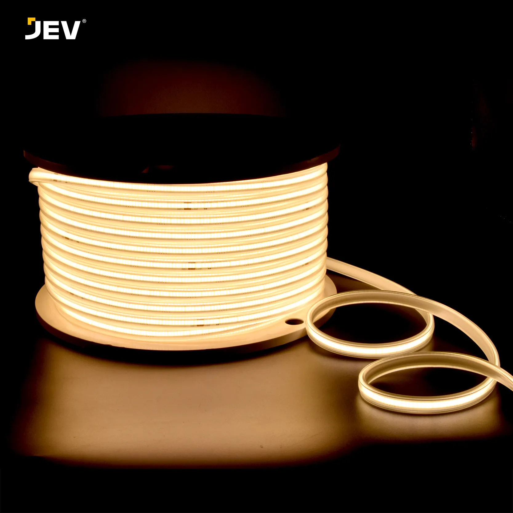 Flexible LED COB Strip Light 360Leds/m High Voltage 220V 4000K 3000K 2700K IP68 Rating Indoor Use 1m Length 10W White WIFI 5m