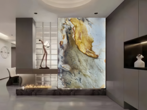 SH STONE <span class=keywords><strong>Bleu</strong></span> <span class=keywords><strong>Louise</strong></span> Quartzite Moderne De Luxe Brillant Poli Azul Luise Dalle pour Comptoirs De Cuisine Salle De Bains Hôtel Plancher - Product Image 6