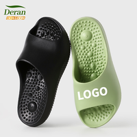 Chaussons pour femmes Deran OEM personnalisés, antidérapants, en EVA, confortables, à semelle épaisse, avec soutien de la voûte plantaire et semelle d'acupression, pour l'été