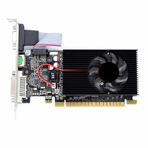 Nouvelle carte graphique discrète pour jeux, petit châssis, vente en gros, GT730 <span class=keywords><strong>2G</strong></span> <span class=keywords><strong>DDR3</strong></span>, demi-hauteur, refroidissement par ventilateur, super GT630 - Product Image 1