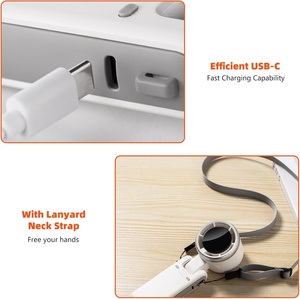 2026 New Hot Sale Mini Handheld Fan 3600mah Rechargeable Usb Led Display 180 <b>Foldable</b> 5 Speeds Travel Outdoor Aibaba Oem Gk01 3 - Product Image 4