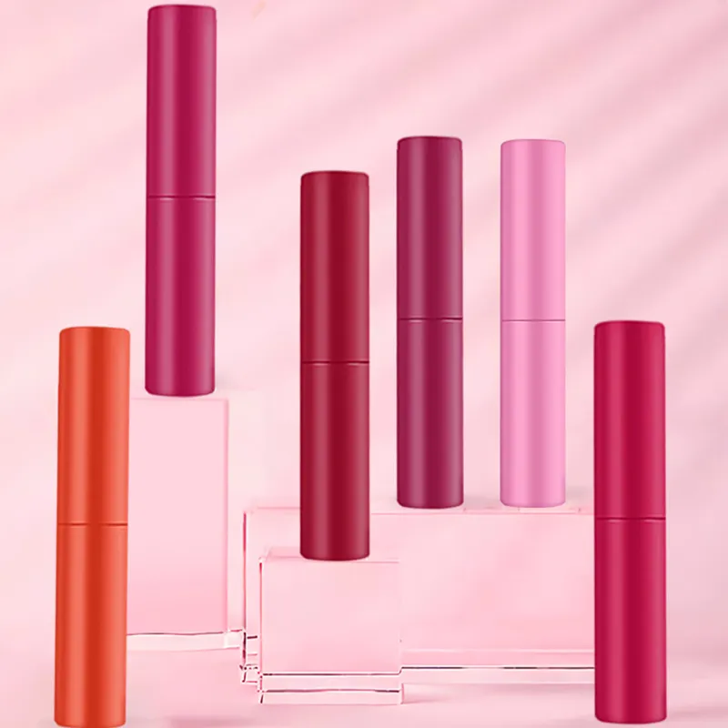 Grosir Label pribadi tersedia perubahan warna pelembap bibir pelembap 5 warna lipstik tahan air tahan lama pabrik lipstik