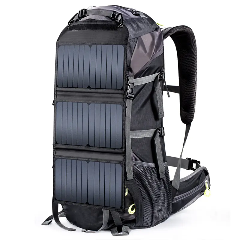 Custom Design Usb Battery Solar Power Back Pack Bag Solar 68L 20W/6V Backpack