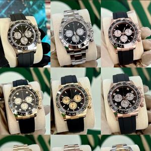 Reloj Mecánico Automático Cronógrafo de Tres Ojos de Lujo para Hombre, de Alta Calidad, Luminoso, Movimiento 4131, Correa de Acero Inoxidable de Dos Colores - Product Image 2