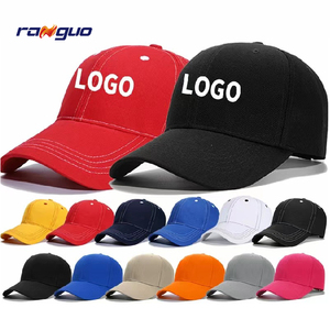 Ranguo Custom 6 Panel Children's Baseball Dad Snapback Hat 2 Tone 100% Cotton Curved Brim Custom Logo Colors Promotional Gift