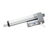 Aktuator Teleskopik Js35h04 2000n Beban Maksimum untuk Mesin Instrumen TV Shutter Louver 12v/24v Dc Aktuator Linear Ukuran Mini