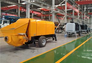 Prix de la pompe à béton sur remorque JIUHE, petite pompe à béton, nouvelle pompe à béton sur remorque - Product Image 6